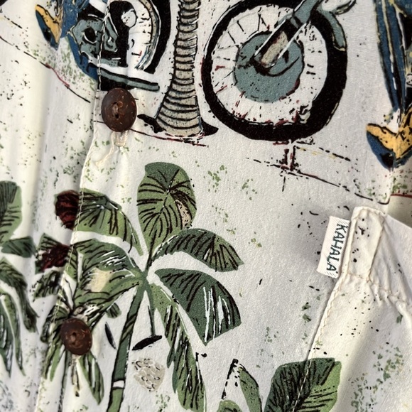 AVI COLLECTION BY KAHALA HAWAIIAN ISLANDS XL short sleeve button down - Picture 2 of 9